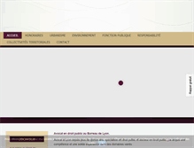 Tablet Screenshot of hemery-avocat.com